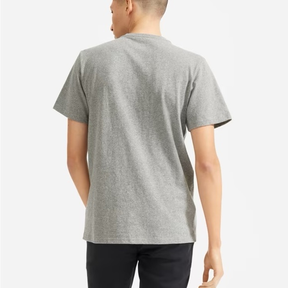 EVERLANE The Premium-Weight Crew Uniform Short Sleeve Tee Shirt - Picture 2 of 9